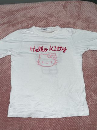 Camiseta Hello Kitty Blanca y Rosa