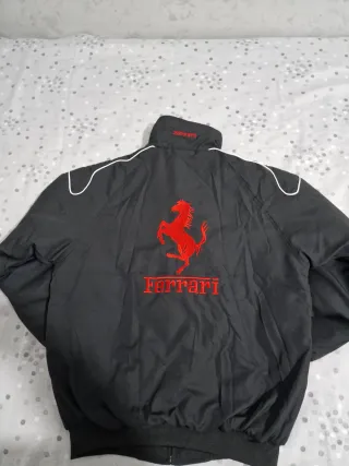Giacca Ferrari Uomo Nera Ricamata