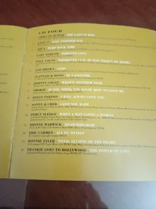 Lote 4 CDs Power of Love