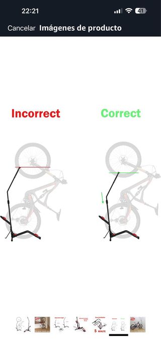 Soporte para bicicleta