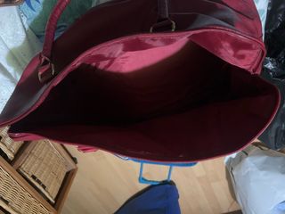 Bolsa de viaje grande roja