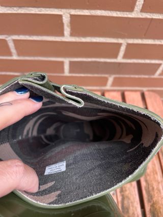 Botas de agua verdes Zara talla 37