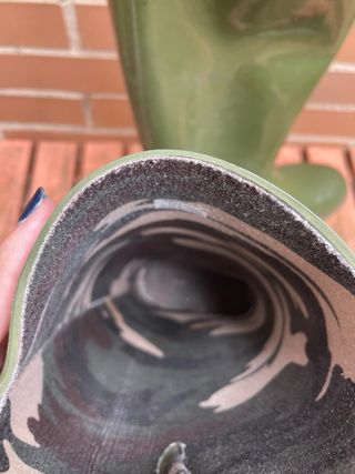 Botas de agua verdes Zara talla 37