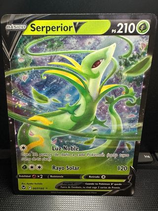 Serperior V 007/195 Carta Pokémon TCG