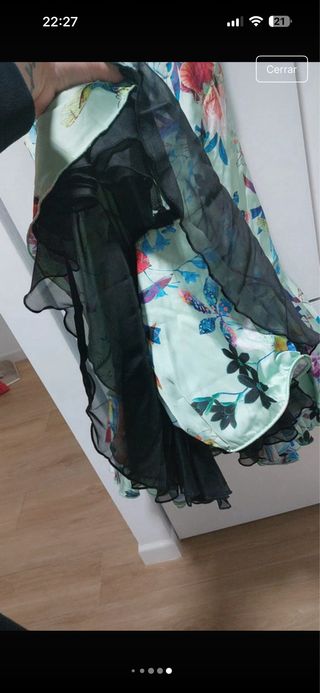 Falda flamenca estampada