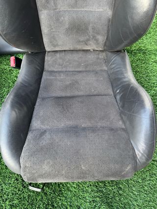 Asientos Audi TT mk1 Cuero/Tela Negros