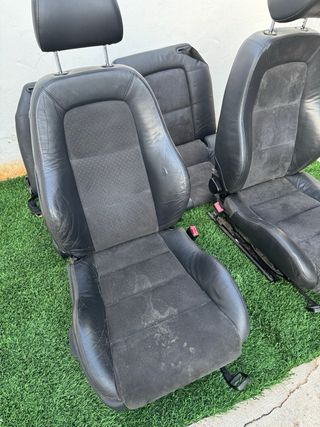Asientos Audi TT mk1 Cuero/Tela Negros