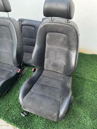 Asientos Audi TT mk1 Cuero/Tela Negros