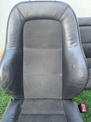 Asientos Audi TT mk1 Cuero/Tela Negros