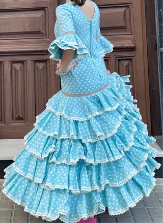 Traje de Flamenca Niña 10-11-12-13 años mas o meno