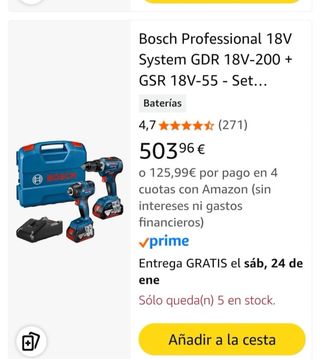 Kit Bosch Professional 18V