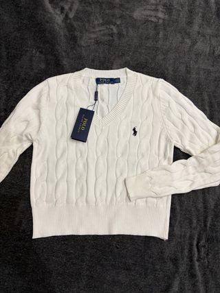 Maglione Polo Ralph Lauren Bianco uomo e donna