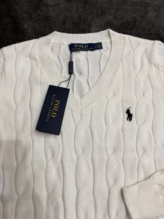 Maglione Polo Ralph Lauren Bianco uomo e donna