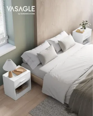 Juego 2 Mesitas Noche VASAGLE