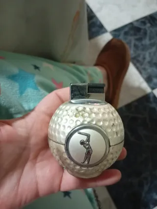Mechero y Cenicero Bola Golf
