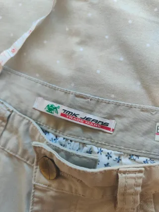 Bermudas TMK Jeans Beige Talla 48/32