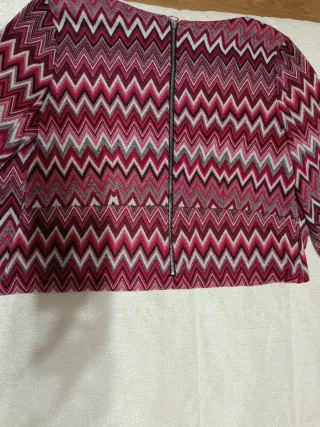 Vestido geométrico multicolor