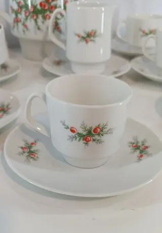 Servizio Caffè da 9, Porcellana Bavaria Vintage.