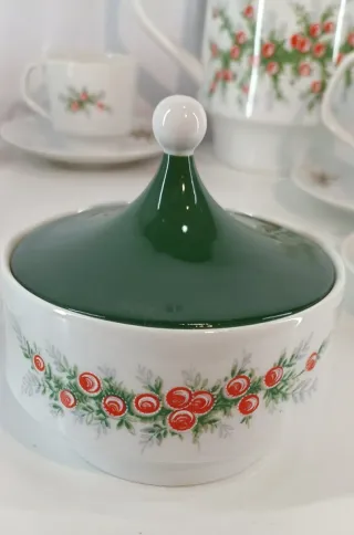 Servizio Caffè da 9, Porcellana Bavaria Vintage.