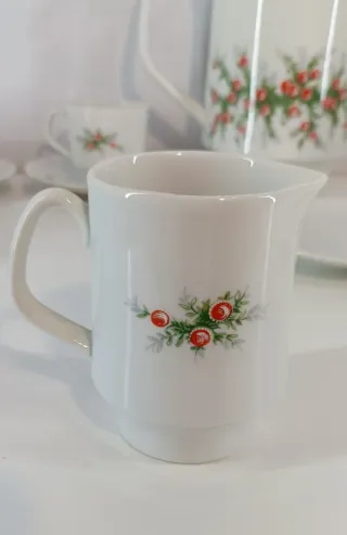 Servizio Caffè da 9, Porcellana Bavaria Vintage.