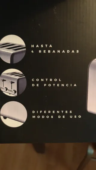 Tostadora retro 1500W