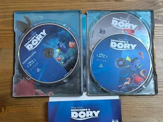 Steelbook Buscando a Dory 2D + 3D + extras