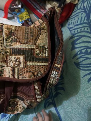 Bolsa de viaje grande con estampado