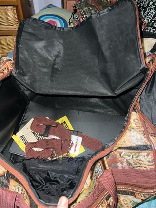 Bolsa de viaje grande con estampado