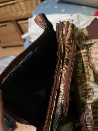 Bolsa de viaje grande con estampado