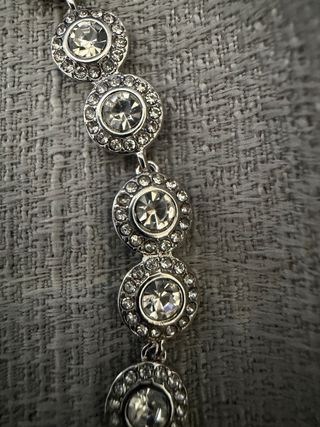 Collana Swarovski Angeli Argento Nuova