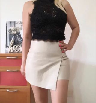 Falda/Pantalon Zara efecto piel