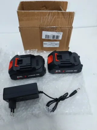 Pack 2 Baterías + 1 Cargador 21V Li-ion