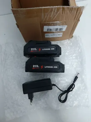 Pack 2 Baterías + 1 Cargador 21V Li-ion