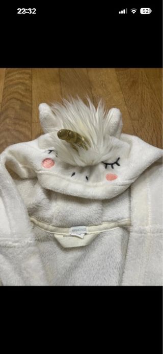 Vestaglia unicorno H&M 4-6 anni