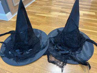 8 cappelli da strega neri