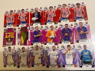 Lote cromos Adrenalyn 25/26 Madrid, Barça, Atleti