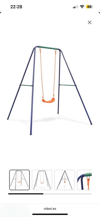 Columpio para bebé Vida XL