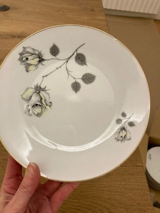 Set piatti Schonwald bordo oro