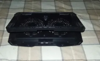 Soporte refrigeración laptop 2 ventiladores