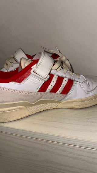 Adidas Forum 84 Low Blancas y Rojas
