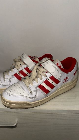 Adidas Forum 84 Low Blancas y Rojas