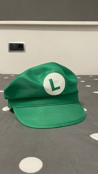 Gorra disfraz Luigi.
