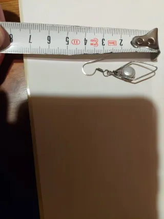 Pendientes Plata 925 con Perla