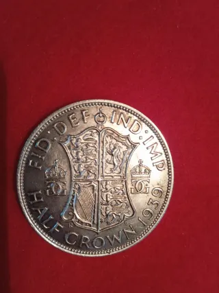 1/2 Corona Plata George VI 1939