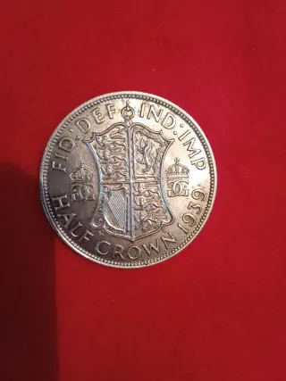 1/2 Corona Plata George VI 1939