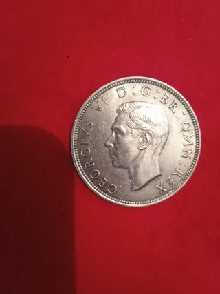 1/2 Corona Plata George VI 1939