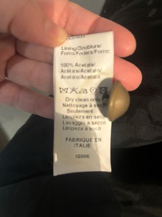 Chaqueta Gerard Darel Negra Tweed Talla 42