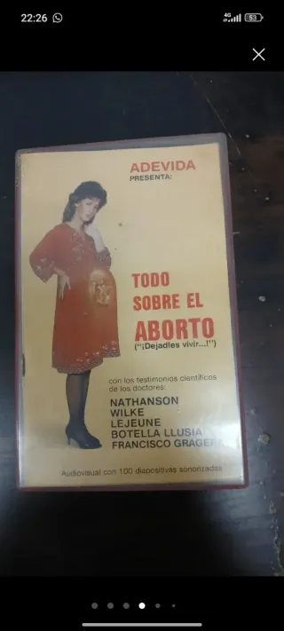 Diapositivas antiguas y proyector