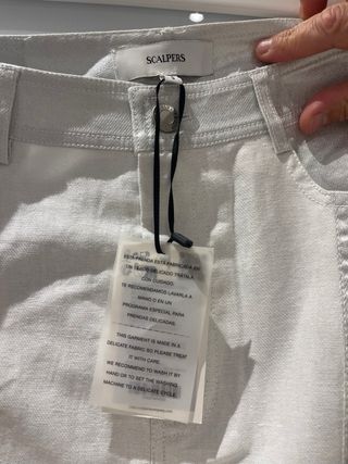 Falda Scalpers plateada