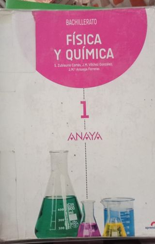 Física y química bachillerato